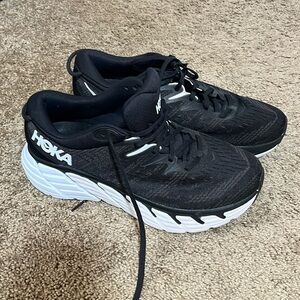 Hoka One One, Gaviota 4. Black Gray, Casual Everyday Shoes